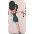 Betty Boop On the Phone iPhone 16 Plus Impact Case